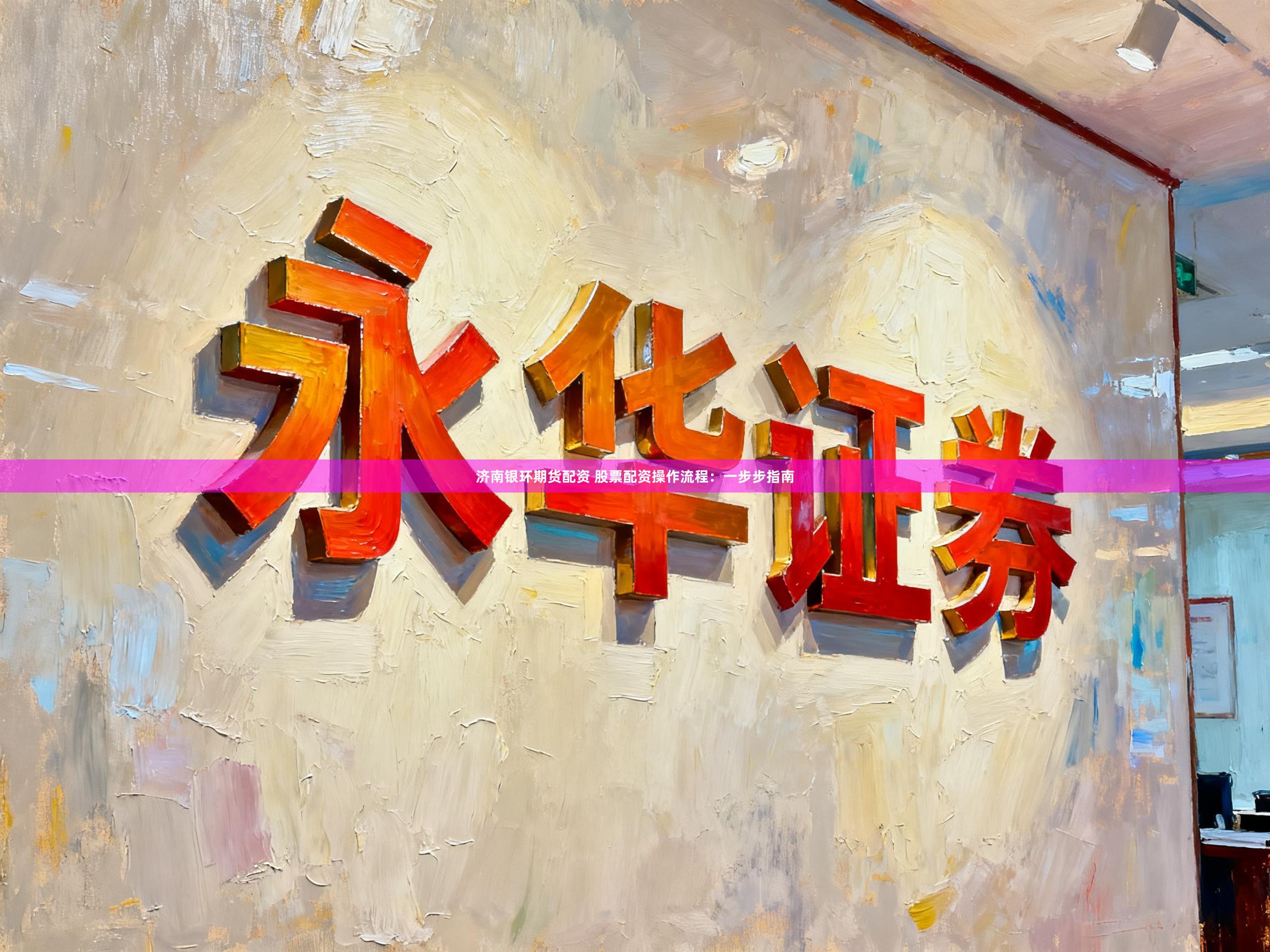 济南银环期货配资 股票配资操作流程：一步步指南